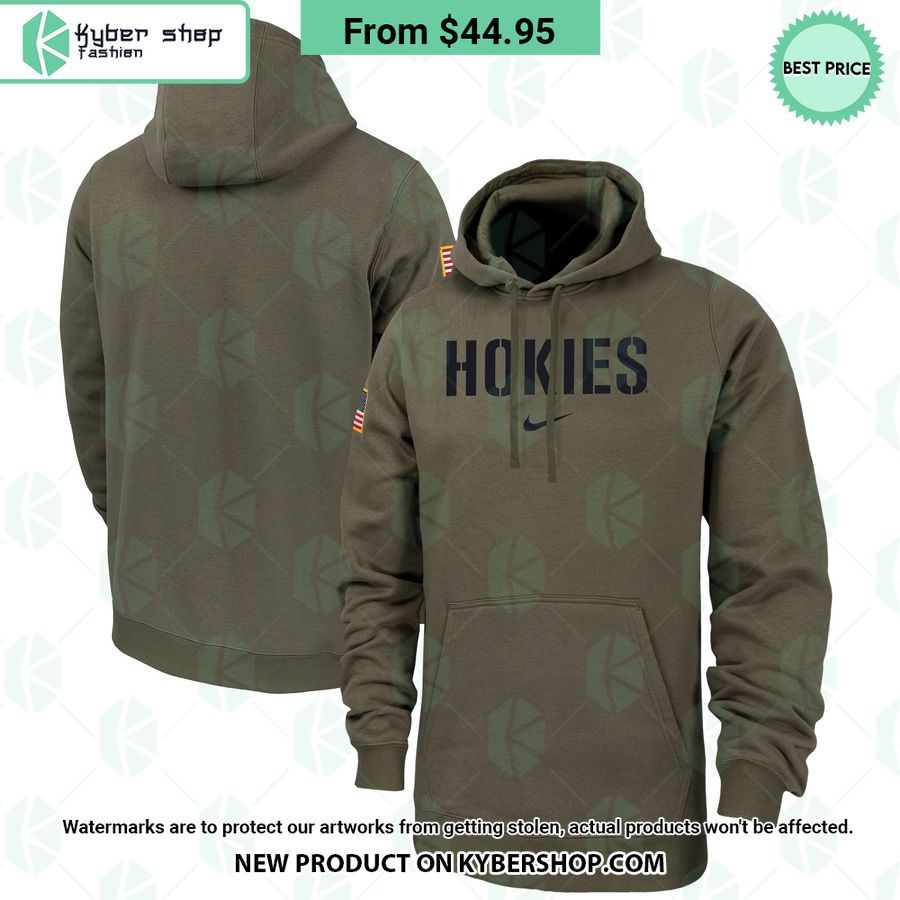 Virginia Tech Hokies Military Salute to Service Veterans Hoodie