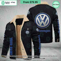 Volkswagen CUSTOM Fleece Leather Jacket