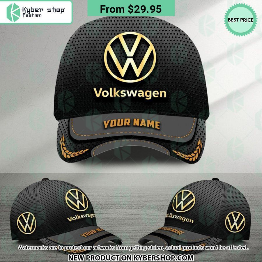 Volkswagen Logo CUSTOM name Cap