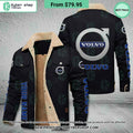 Volvo CUSTOM Fleece Leather Jacket