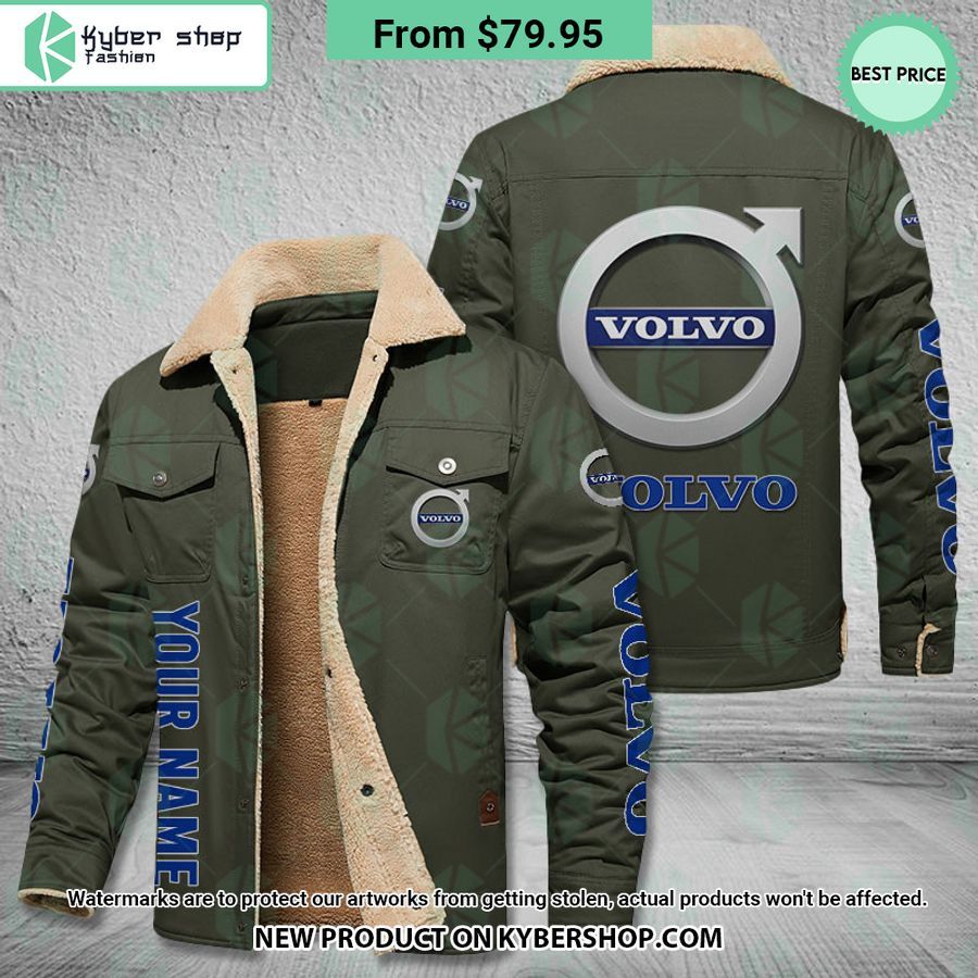 Volvo CUSTOM Fleece Leather Jacket