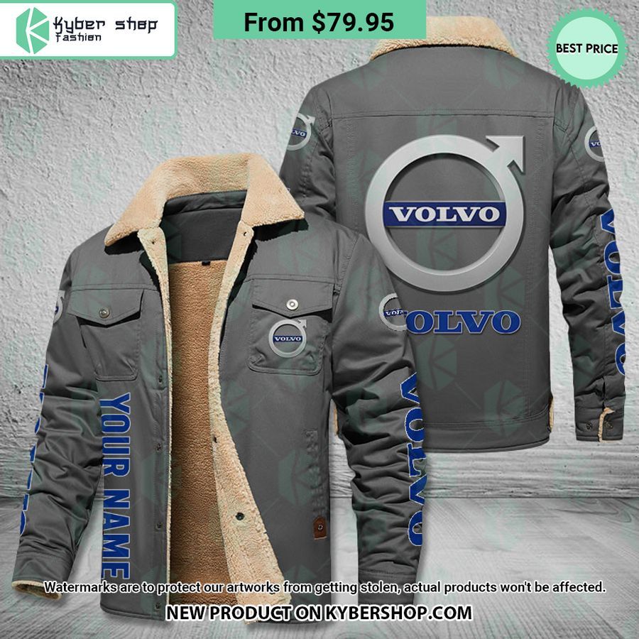 Volvo CUSTOM Fleece Leather Jacket
