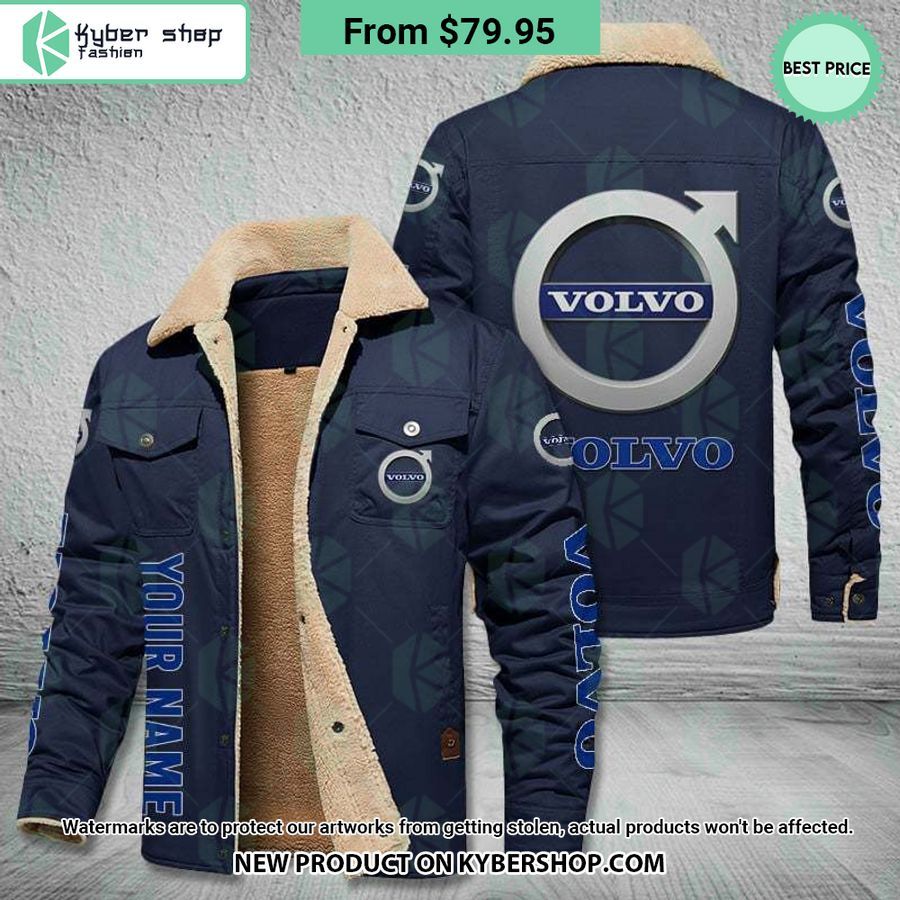 Volvo CUSTOM Fleece Leather Jacket