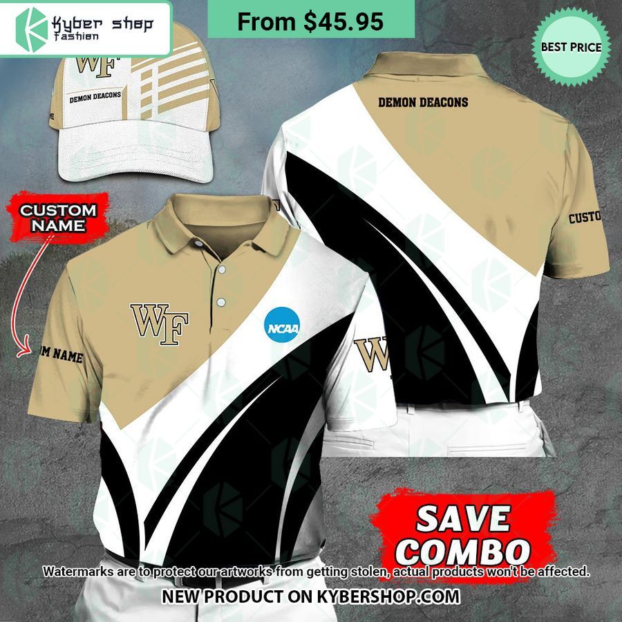 Wake Forest Demon Deacons CUSTOM Polo Shirt, Cap