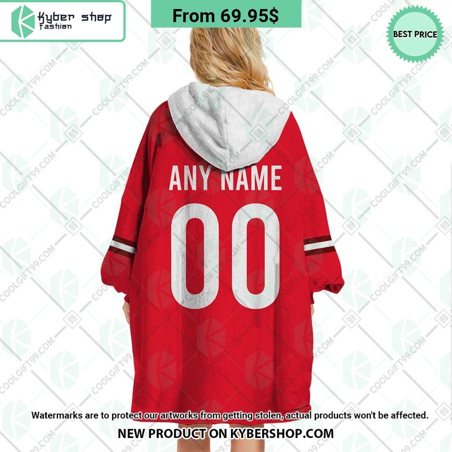 Wales Rugby Home Jersey Rugby World Cup 2023 CUSTOM Blanket Hoodie