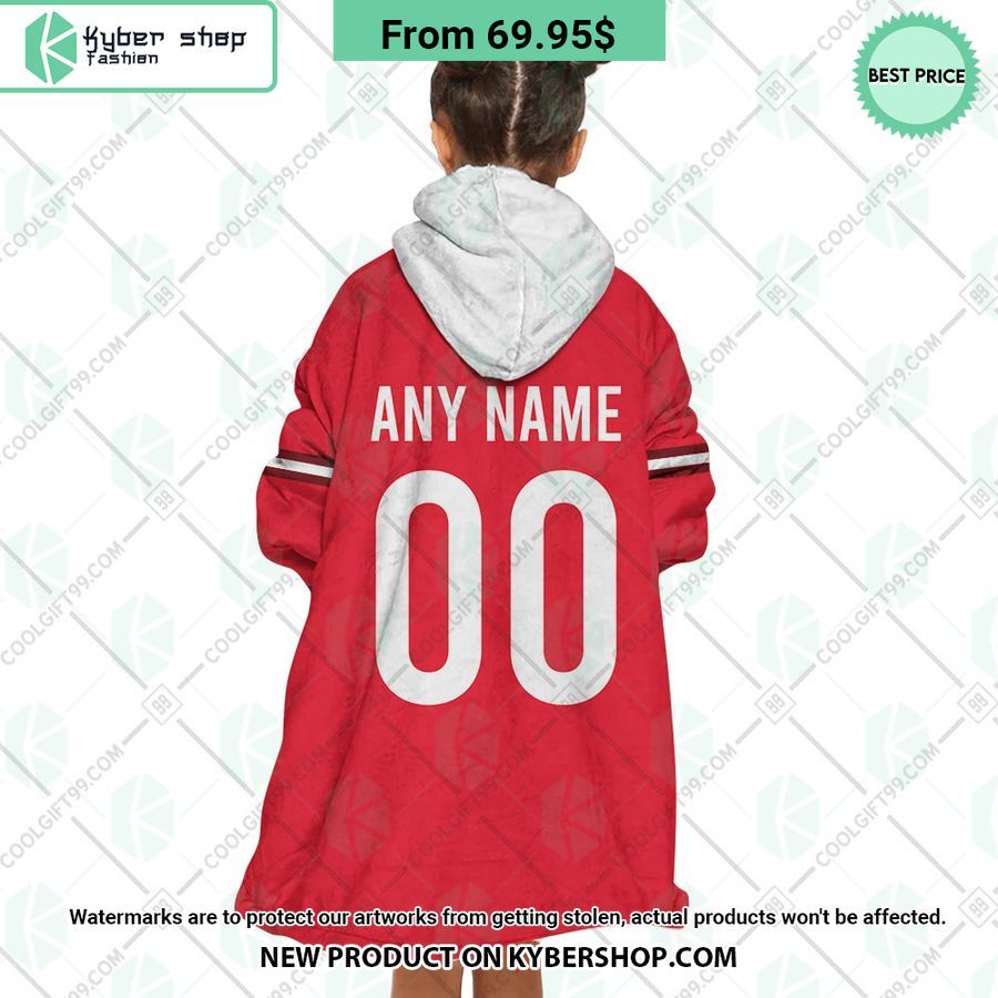 Wales Rugby Home Jersey Rugby World Cup 2023 CUSTOM Blanket Hoodie