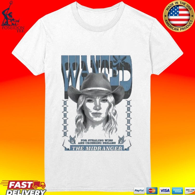 Wanted For Stealing Wins And Crushing Dreams The Midranger Paige Bueckers T-shirt