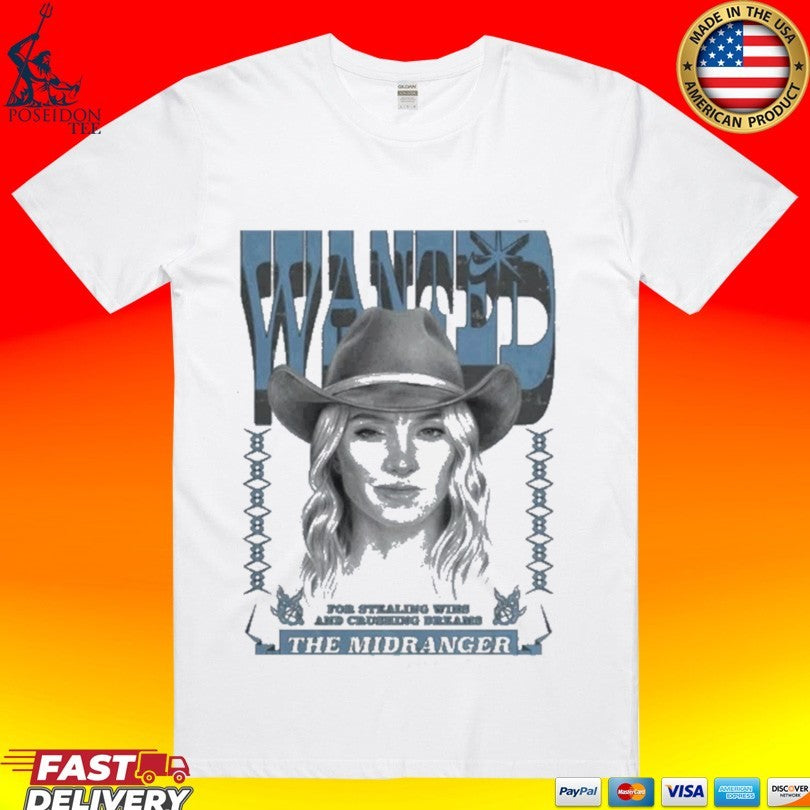 Wanted For Stealing Wins And Crushing Dreams The Midranger Paige Bueckers T-shirt