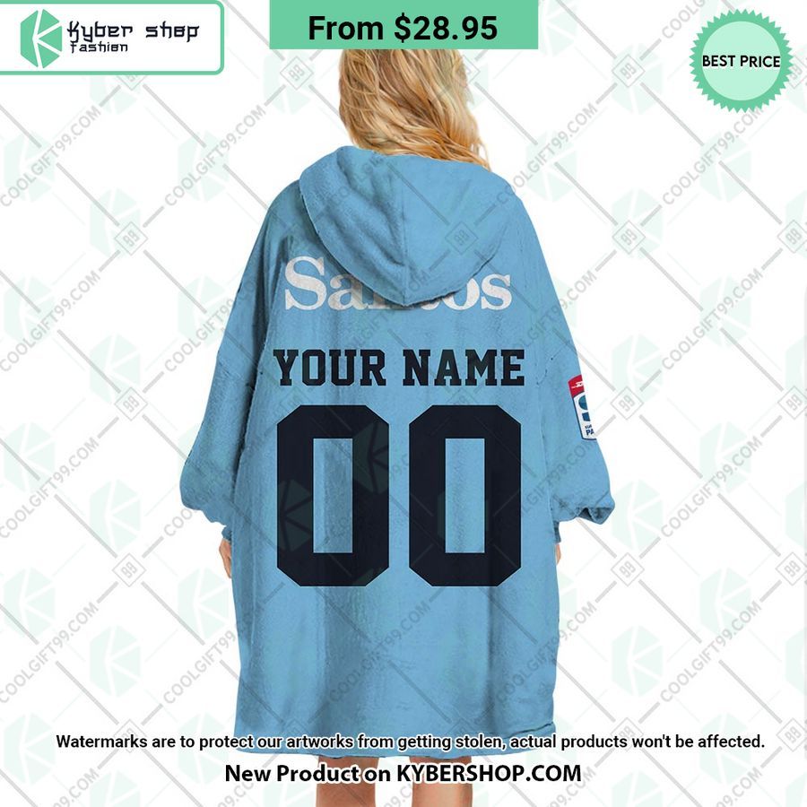 Waratahs Super Rugby Pacific Home Jersey CUSTOM Hoodie Blanket