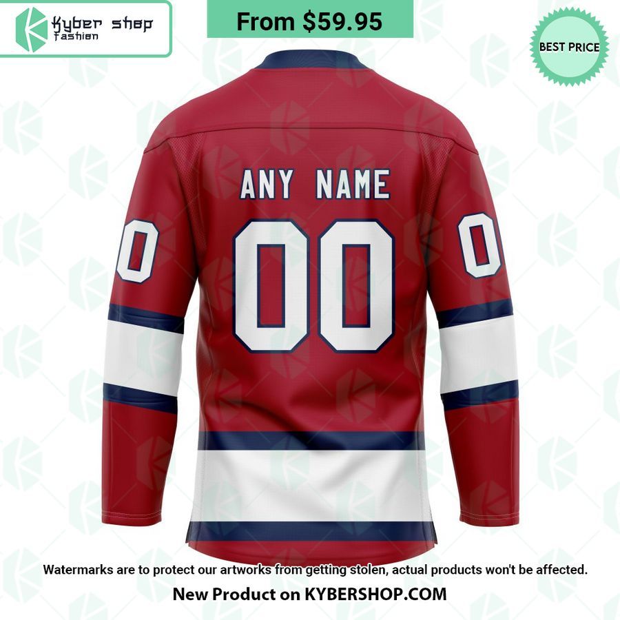 Washington Capitals Heritage Concepts team logo Hockey Jersey