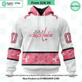 Washington Capitals In October We Wear Pink Breast Cancer Shirt