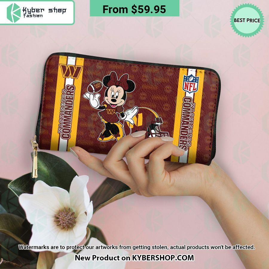Washington Commanders Minnie Leather Bag