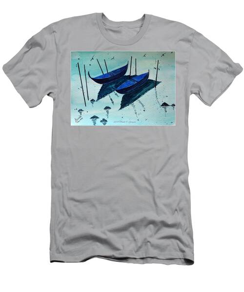 Watercolor Boats 3 T-Shirt