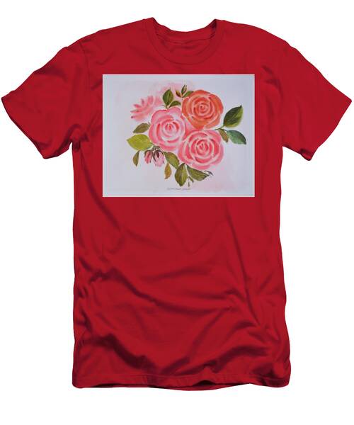 Watercolor Roses 4 T-Shirt