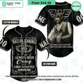 Waylon Jennings Crazy with Good Hearted Woman CUSTOM Baseball Jersey