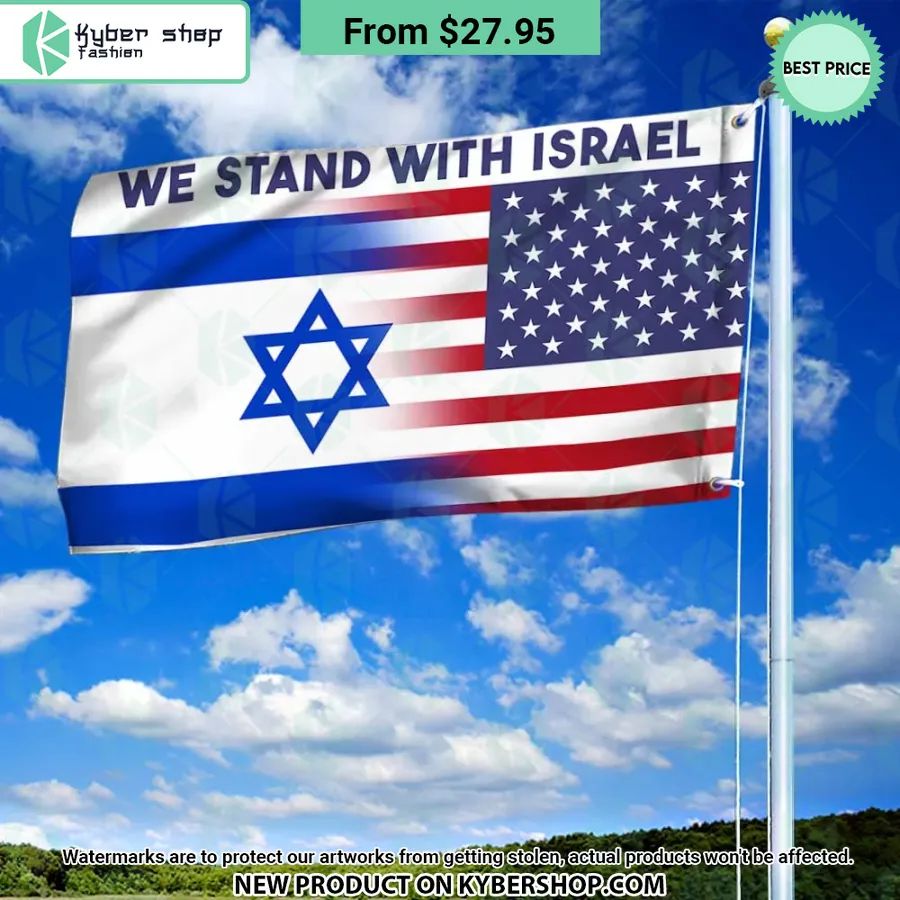 We Stand With Israel US Flag