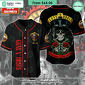 Welcome To The Jungle Gun N’ Roses CUSTOM Baseball Jersey