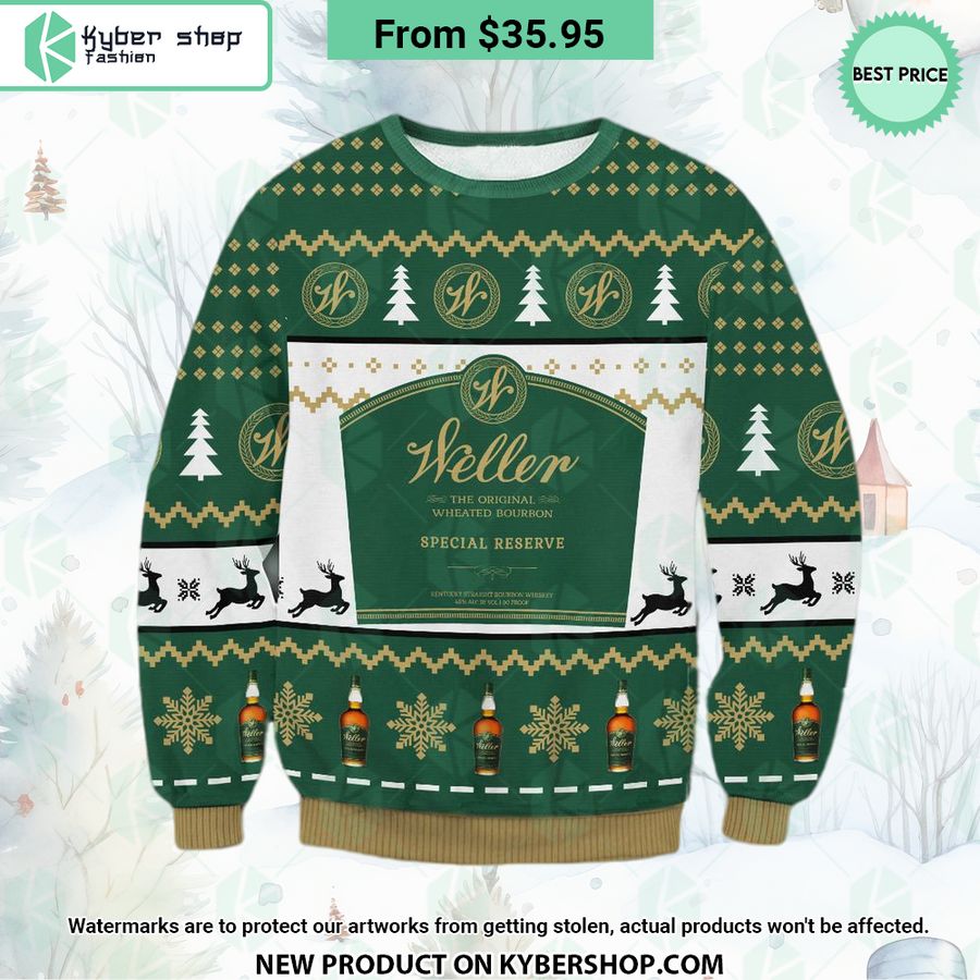 Weller Bourbon Christmas Sweater