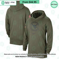West Virginia Mountaineers Military Salute to Service Veteran Hoodie