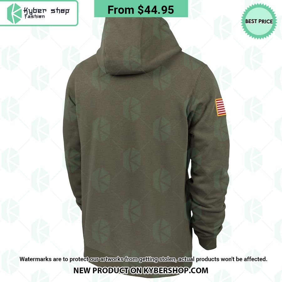 West Virginia Mountaineers Military Salute to Service Veterans Hoodie