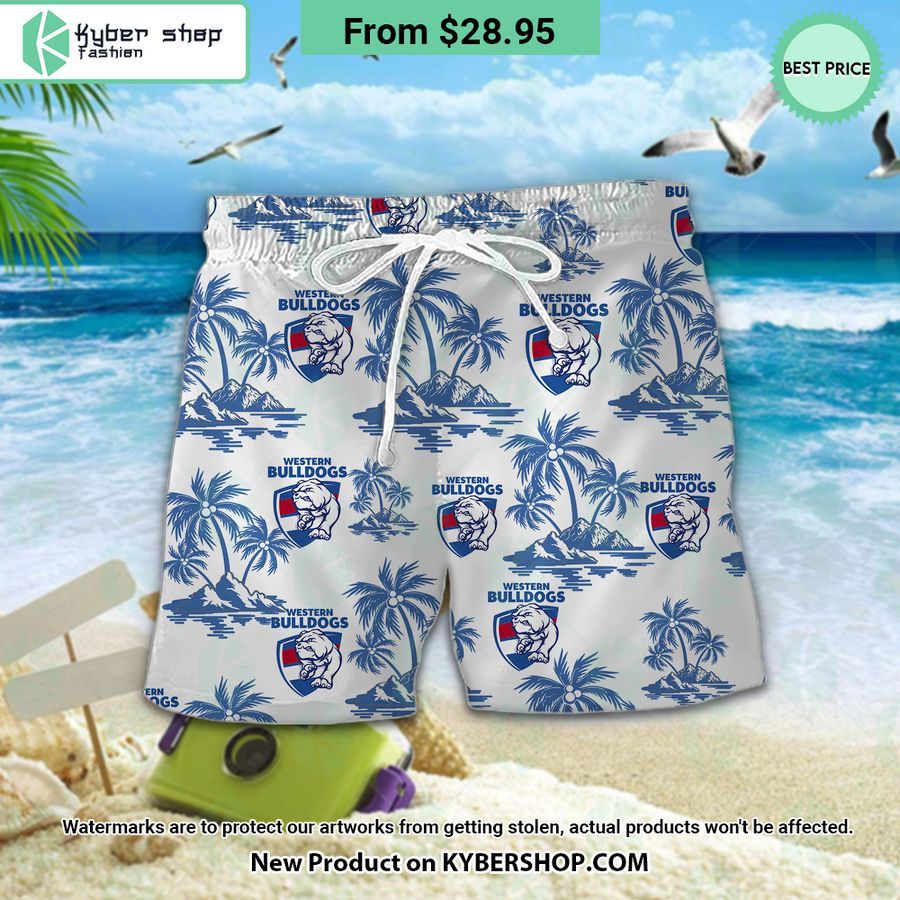 Western Bulldogs Hawaiian Shirt Shorts