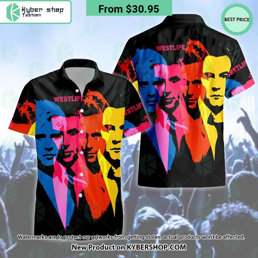 Westlife Retro Hawaiian Shirt