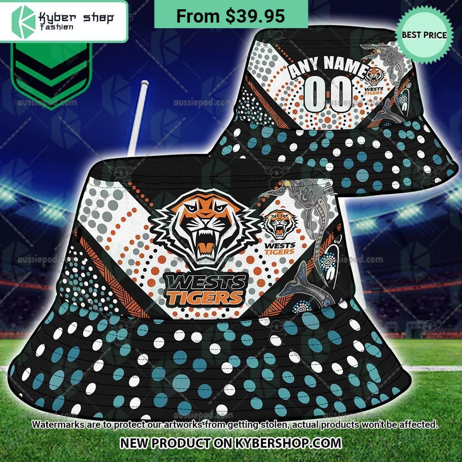 Wests Tigers Naidoc Bucket Hat