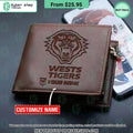 Wests Tigers NRL Leather Wallet