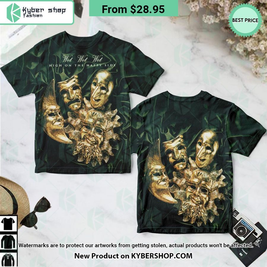 Wet Wet Wet High On The Happy Side Album Shirt