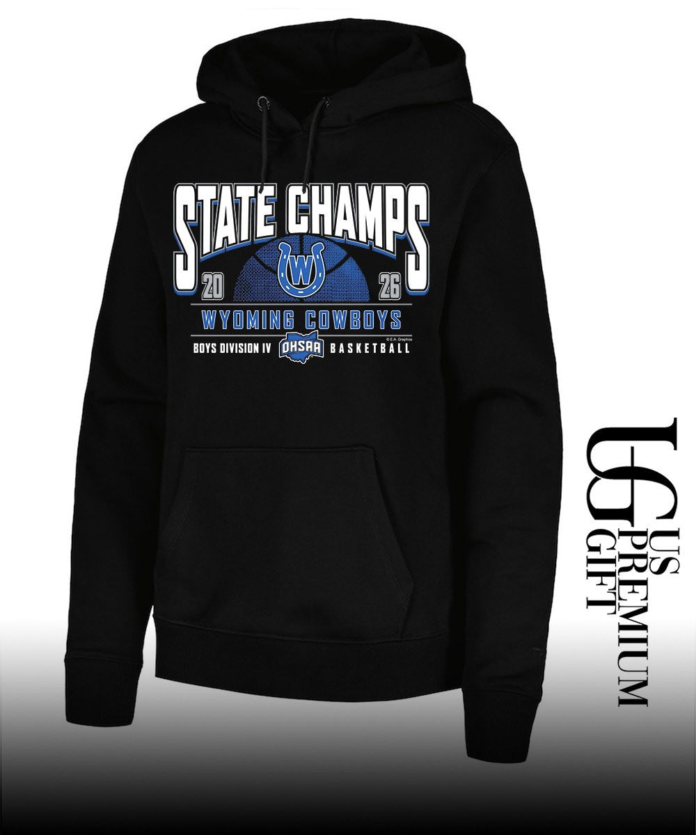Wyoming Cowboys 2026 OHSAA Boys Basketball D4 State Champions shirt