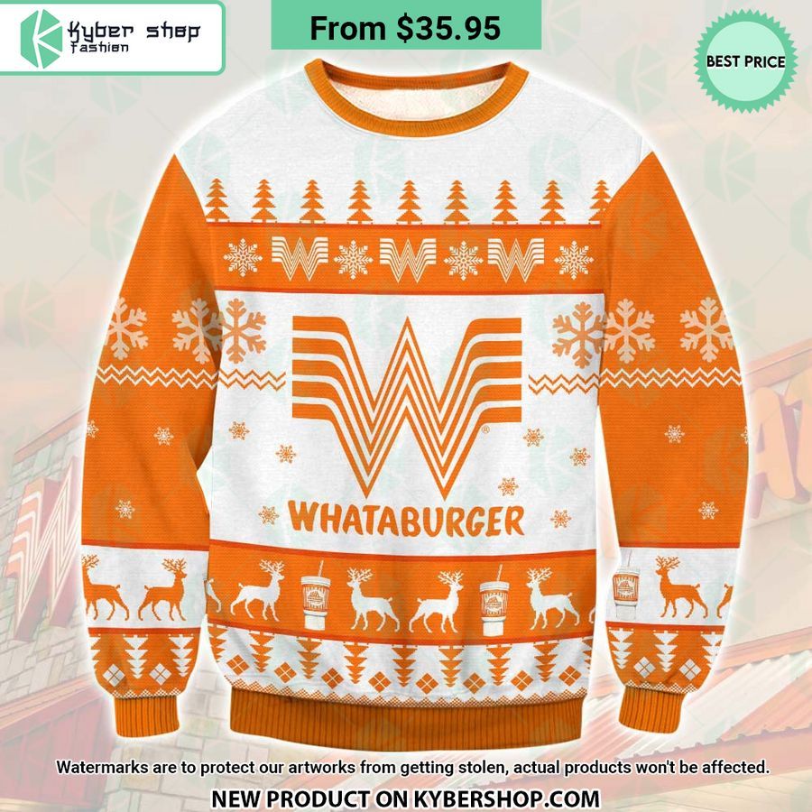 Whataburger Christmas Sweater