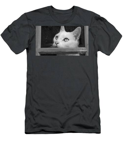 White Cat Sees The Light T-Shirt