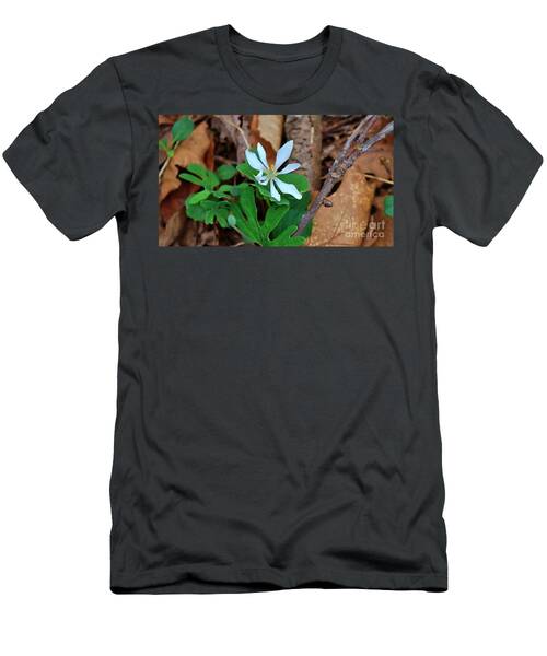 Wild Elegance In White Bloom T-Shirt