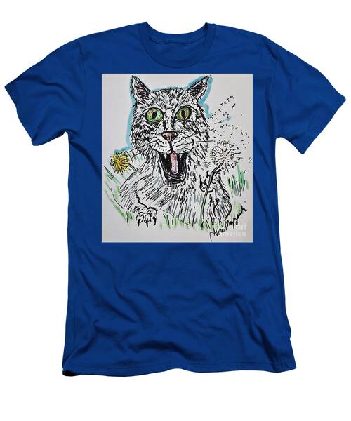 Cat And His Dandelion T-Shirt