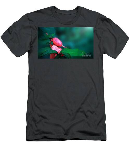 Nature's Red Berries In The Forest Depths T-Shirt