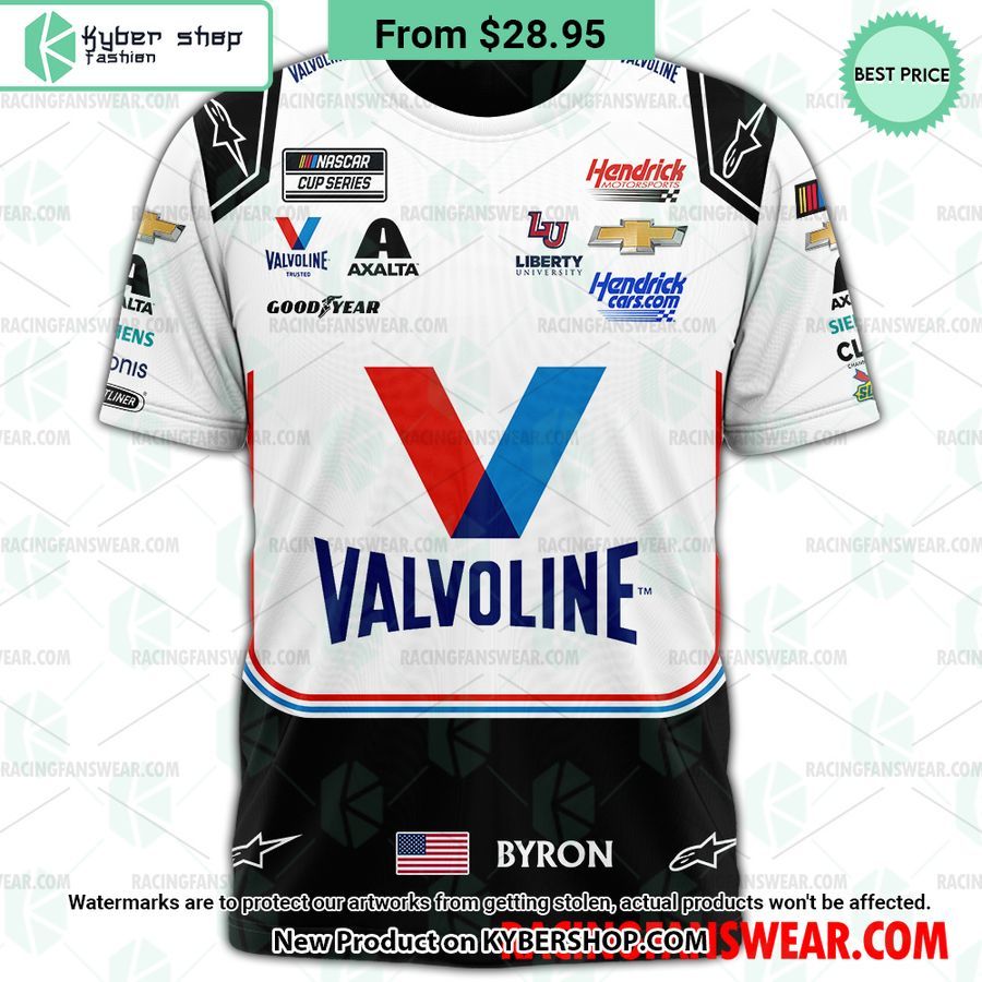 William Byron Nascar 2023 Raptor Racing Uniform Hoodie