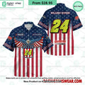 William Byron NASCAR Racing Eagle Independence Day Hawaiian Shirt