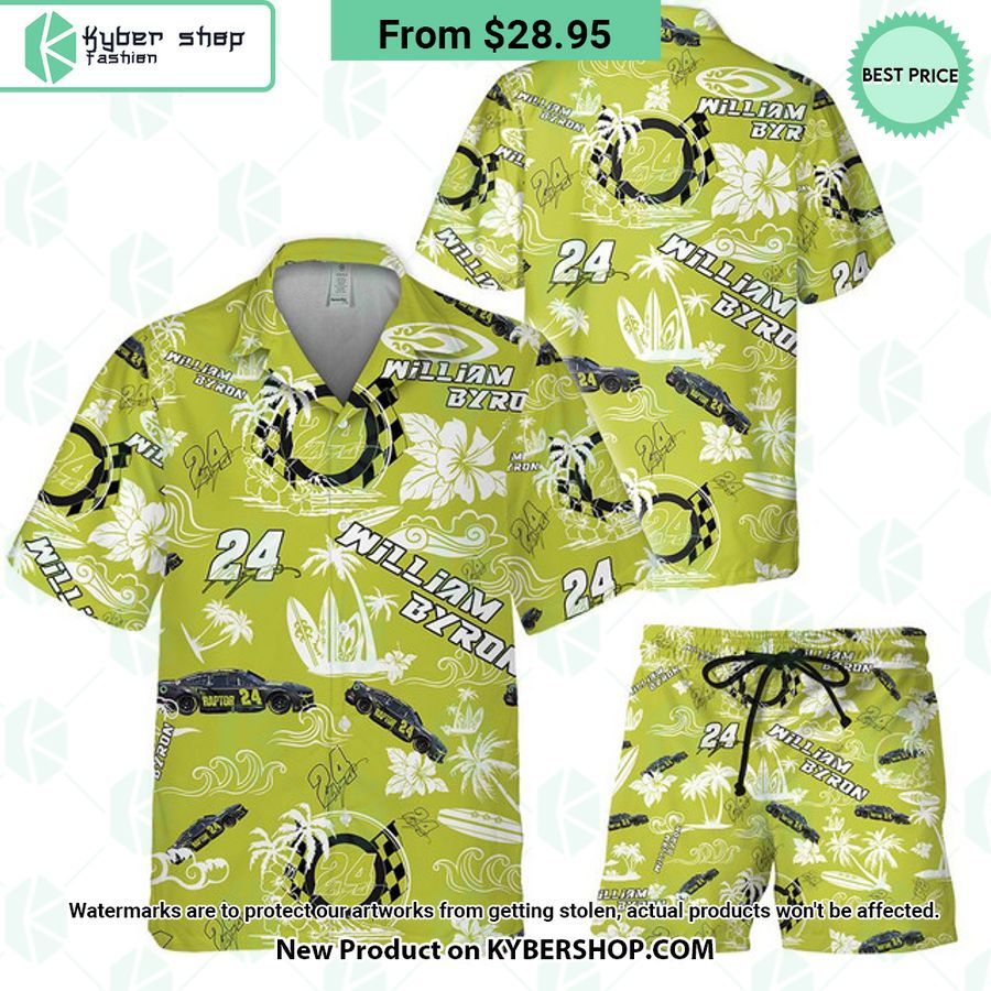 William Byron NASCAR Racing Hawaiian Shirt