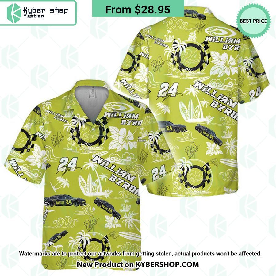 William Byron NASCAR Racing Hawaiian Shirt