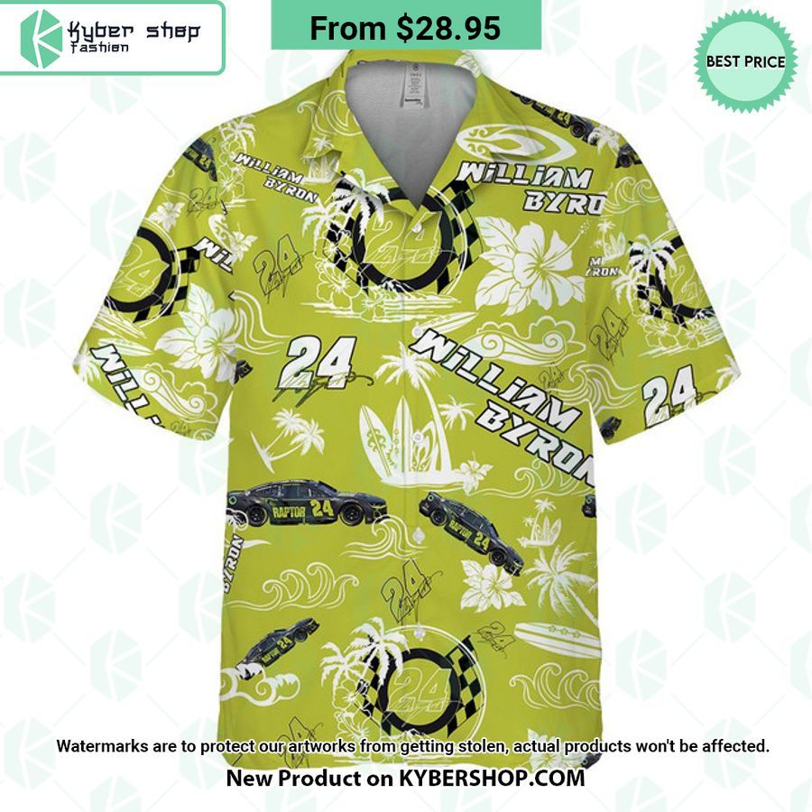 William Byron NASCAR Racing Hawaiian Shirt