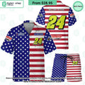 William Byron NASCAR Racing Independence Day Hawaiian Shirt