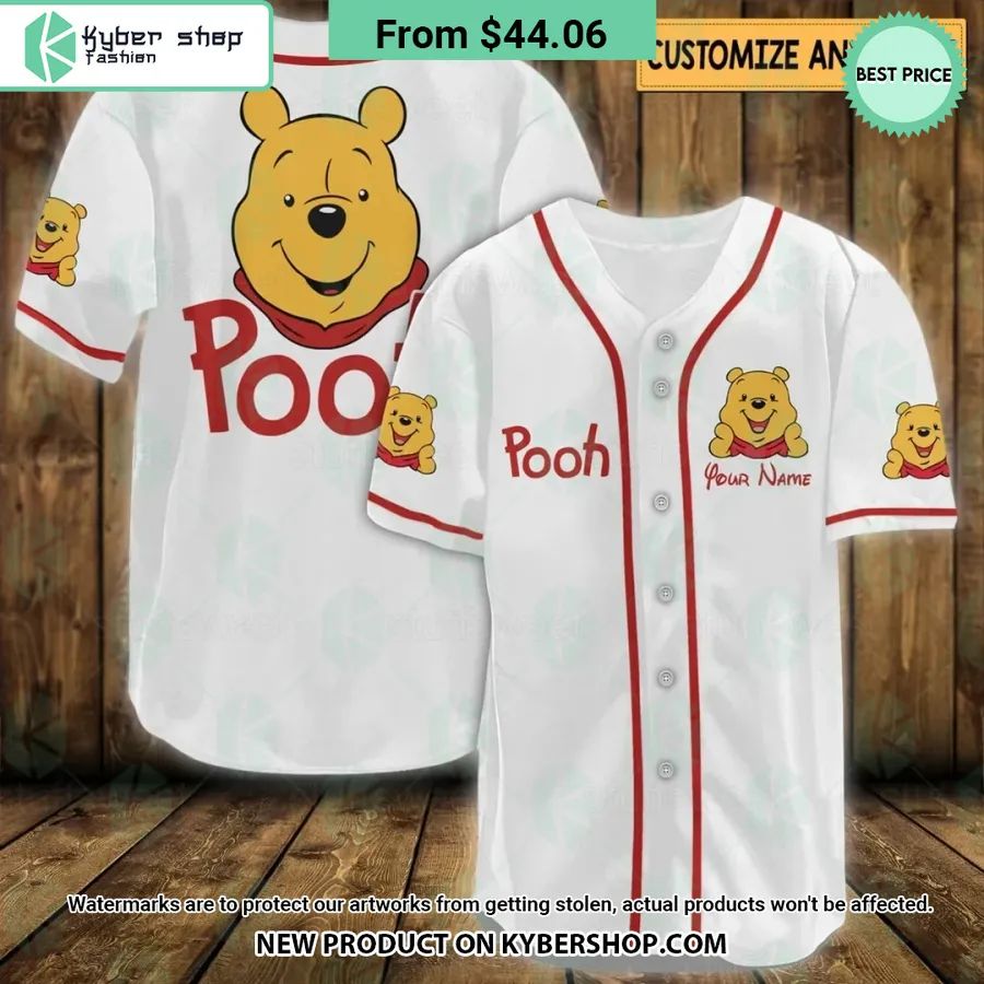 Winnie-the-Pooh CUSTOM Baseball Jersey