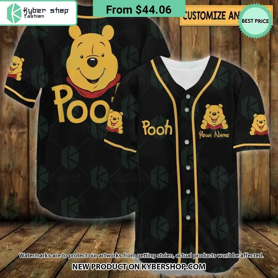 Winnie-the-Pooh CUSTOM Baseball Jersey