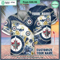 Winnipeg Jets custom personalized Hawaiian Shirt