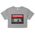 If Zombies Chase Us Women's Crop Tee