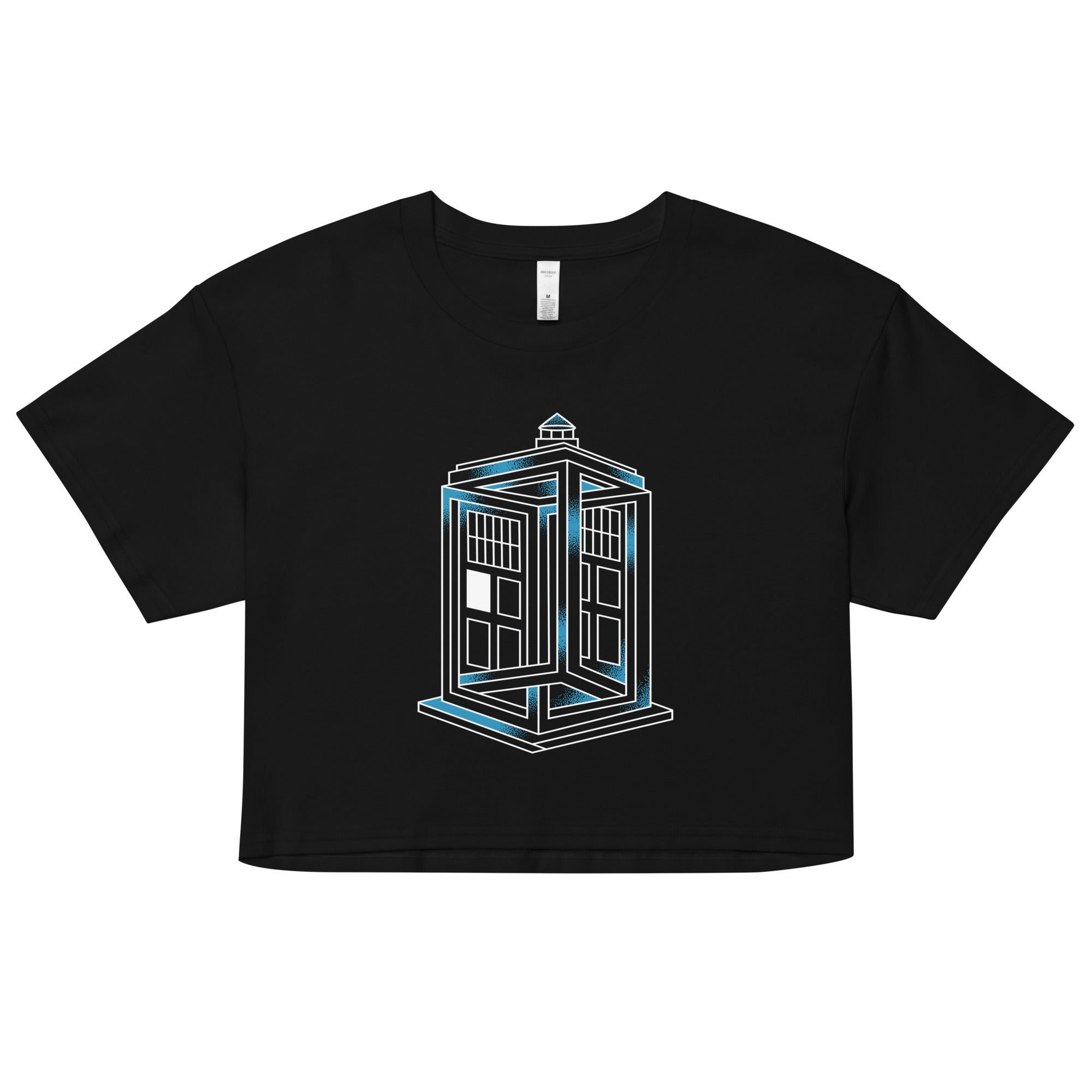 Optical Timey Wimey Women's Crop Tee