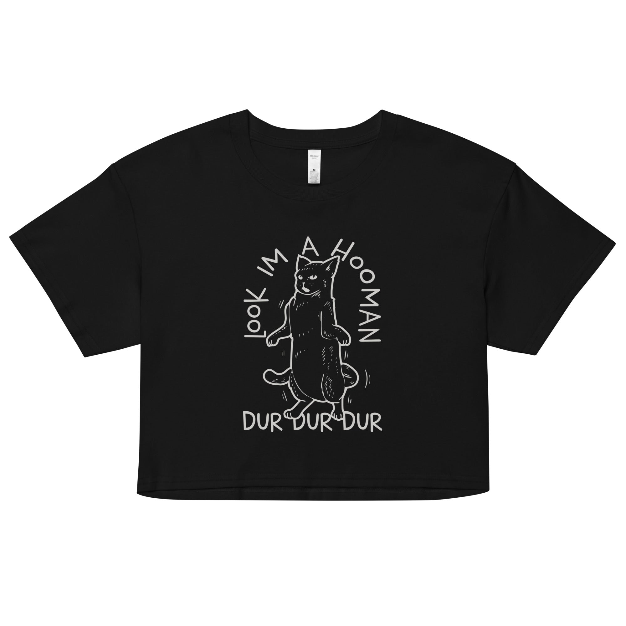 Look I'm A Hooman Women's Crop Tee