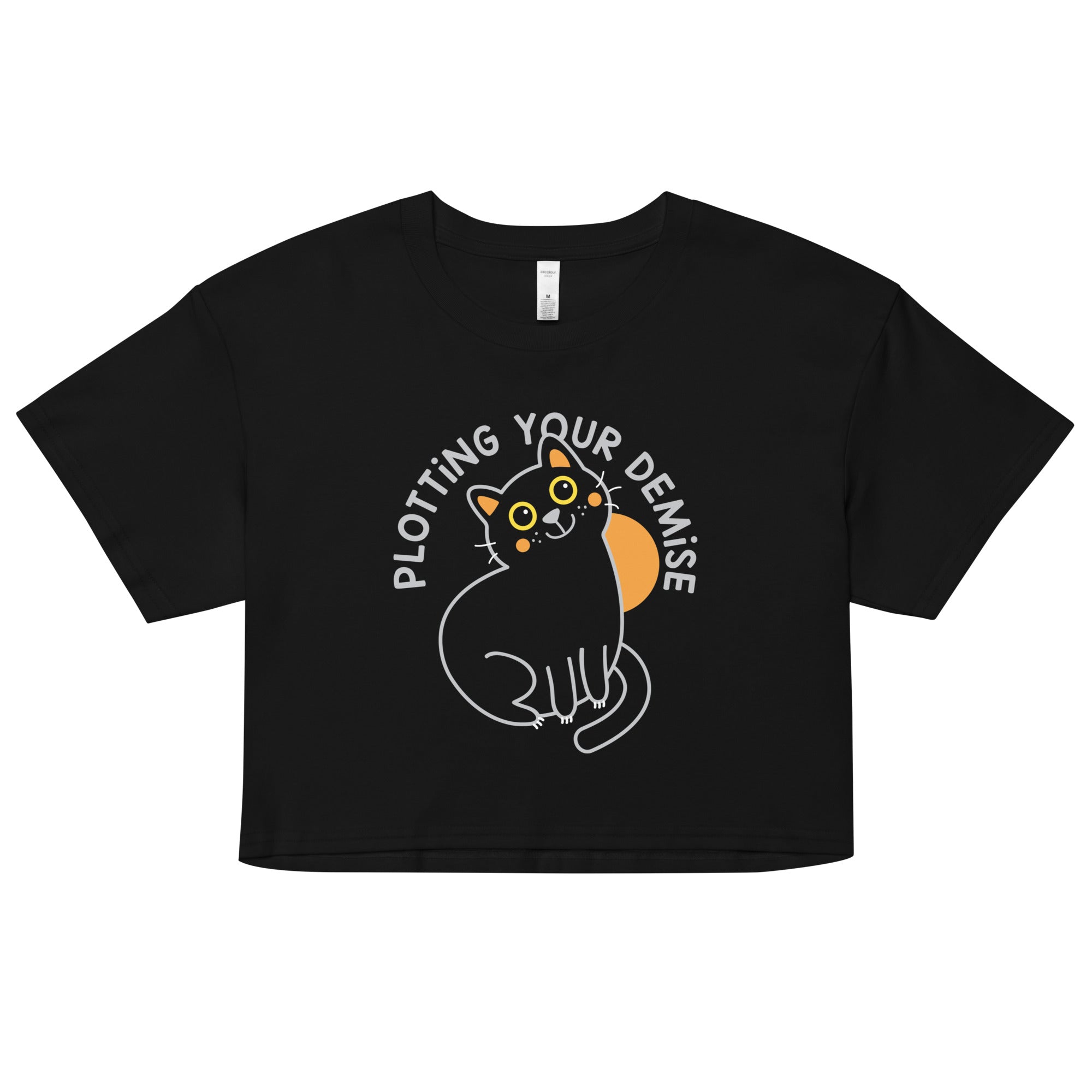 Plotting Your Demise Women's Crop Tee