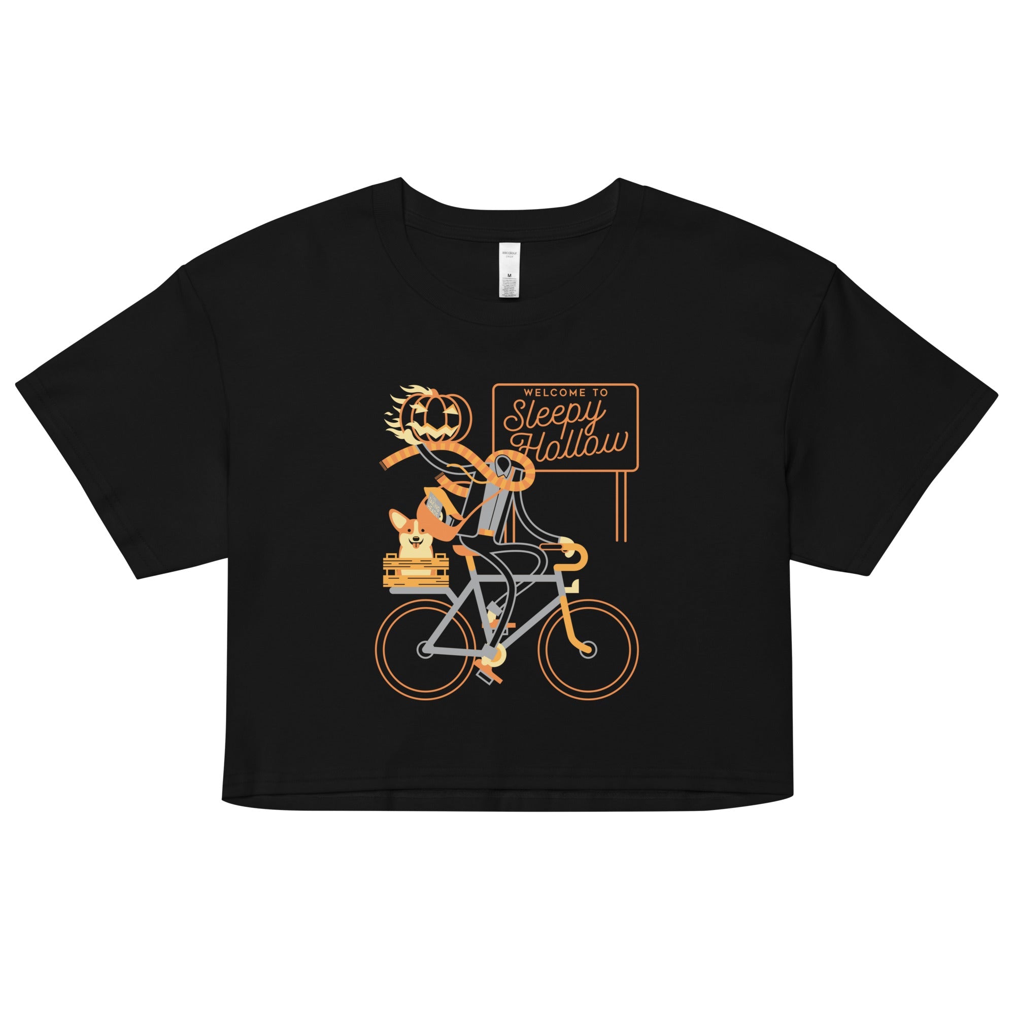 Welcome To Sleepy Hollow Women's Crop Tee