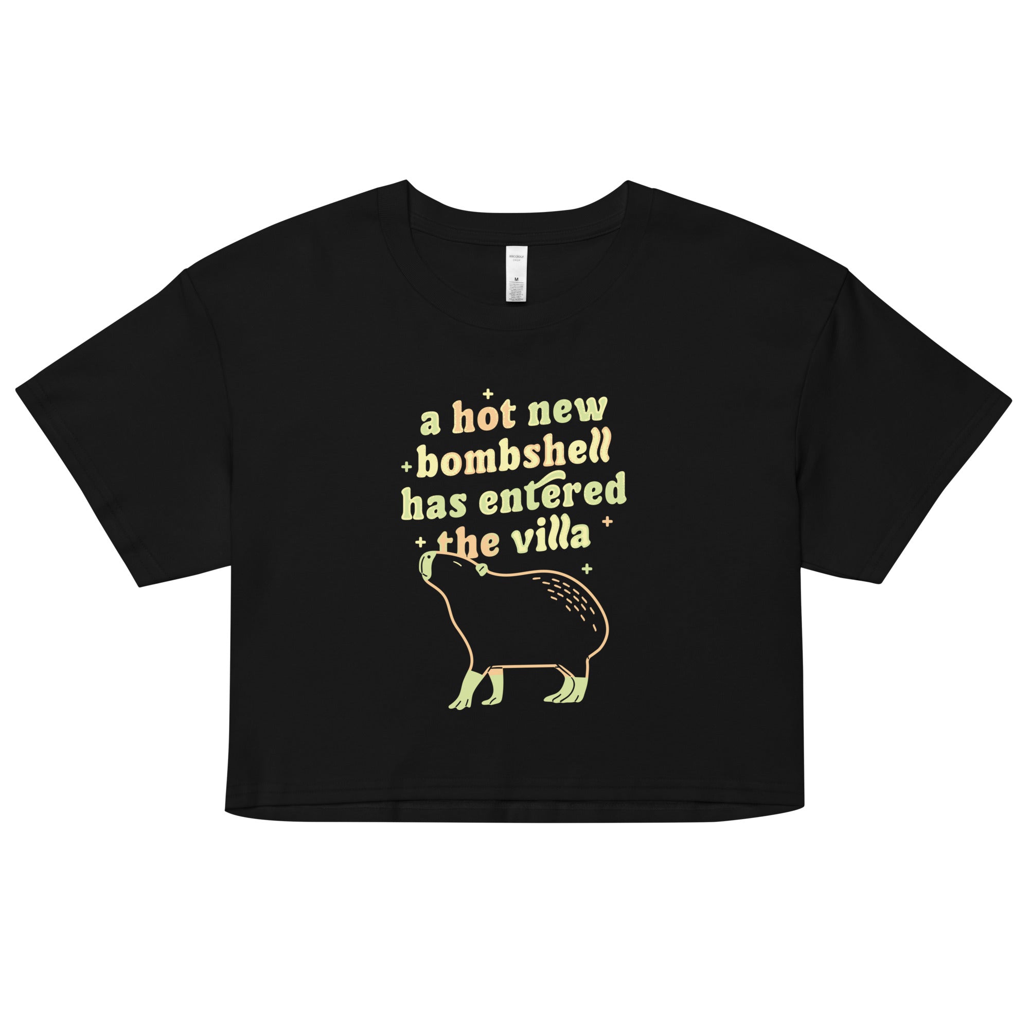 A Hot New Bombshell Has Entered The Villa Women's Crop Tee